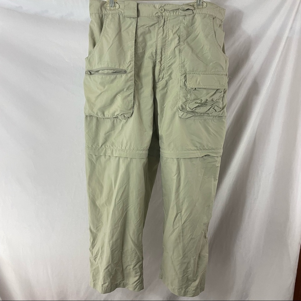 Cabelas Guidewear Khaki convertible pants